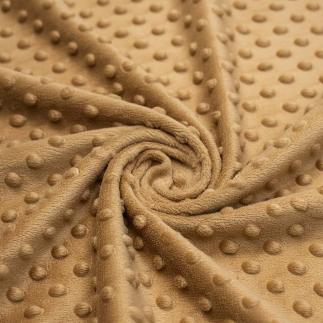 1 Yard Minky Dimple Dot Faux Fur Fabric, 60″ Wide 100% Polyester